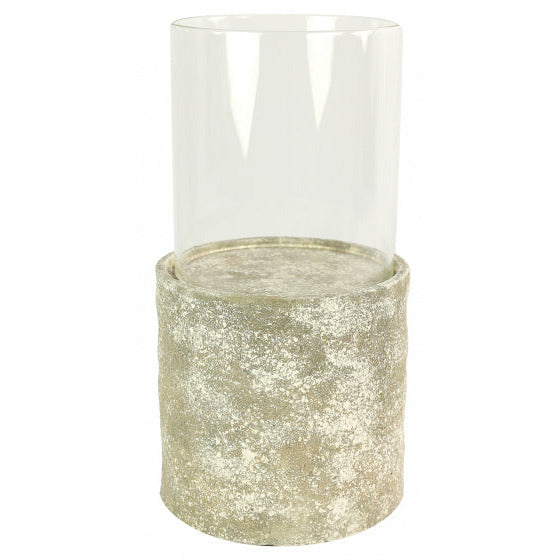 Hi-point Ratko kaarsenhouder 23 x 44 cm keramiek goud