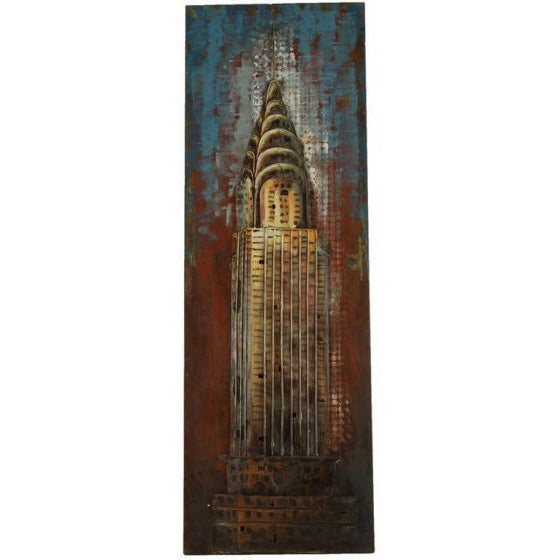 Hi-point Chrysler schilderij 40 x 120 cm staal