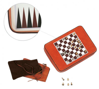Dal negro Reisspellen set 28 x 24 cm 5-delig bruin wit