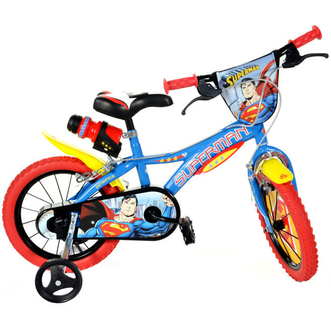 Dino Superman 16 Inch 27 cm Jongens Knijprem Blauw Rood