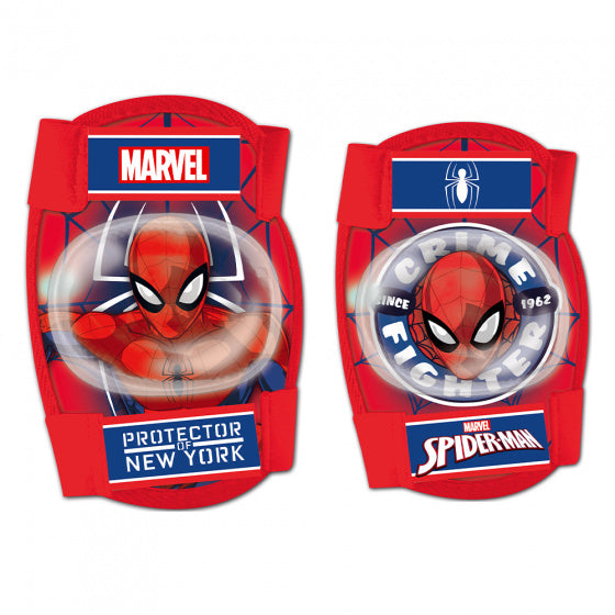 Marvel Spider-Man beschermset 4-delig junior rood maat S