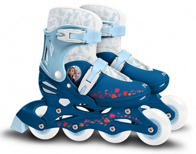 Frozen 2 inline skates hardboot wit blauw maat 30-33