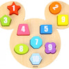Tooky toy Mickey Mouse Houten Getallenpuzzel 24 maanden 11-delig