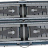 campingtafel Limoux 86 x 68 cm aluminium grijs