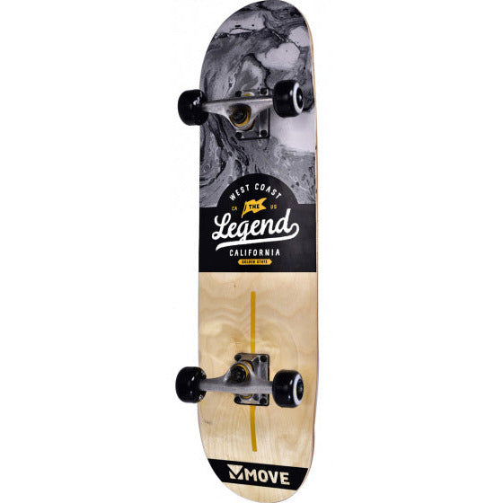 Fila Legend skateboard 31 inch junior Abec 7 zwart grijs