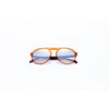 zonnebril unisex piloot cat.4 oranje lichtgrijs