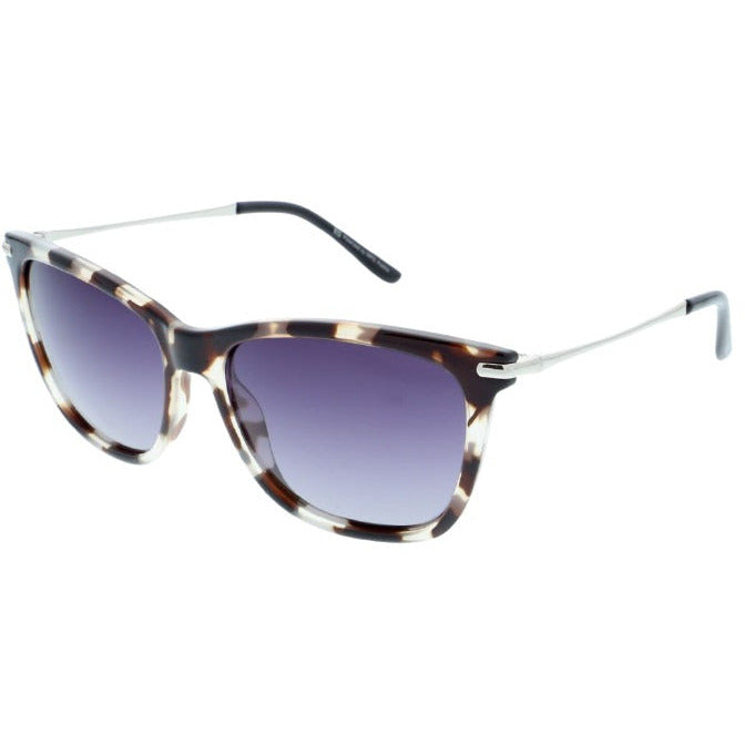 H.i.s Zonnebril 88104 cat. 3 dames vierkant metaal bruin paars