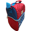koeltas Porcupine isothermisch 8 x 17 x 22 cm rood blauw