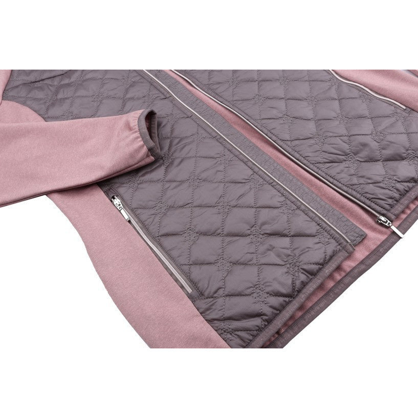 Hannah Outdoorvest Elsa dames polyester roze grijs maat 38