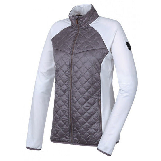 Hannah Outdoorvest Elsa dames polyester wit grijs maat 36