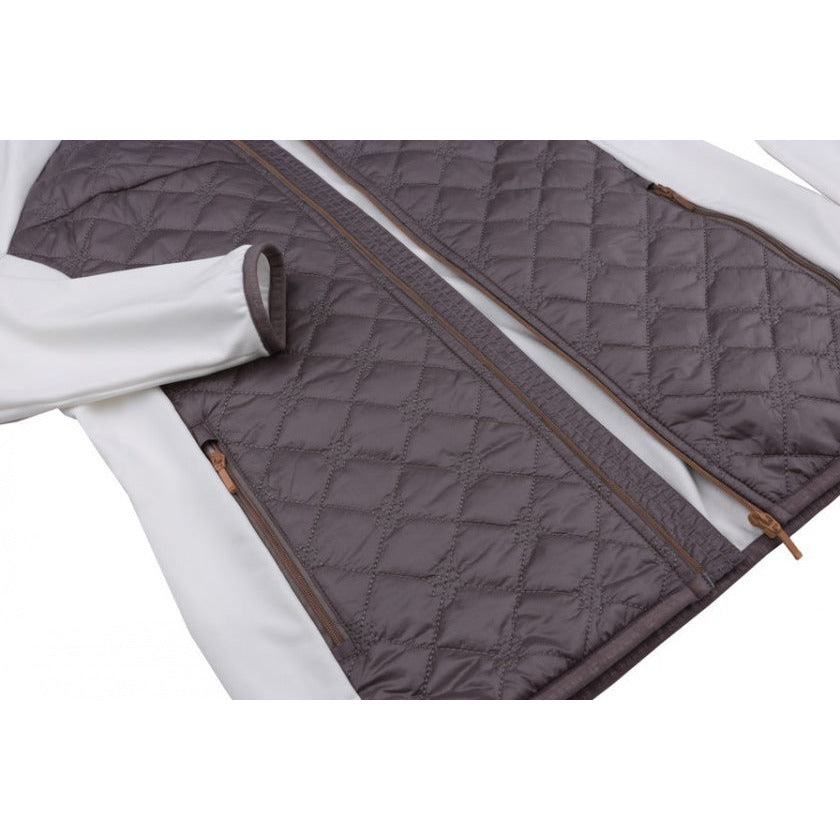 Hannah Outdoorvest Elsa dames polyester wit grijs maat 38