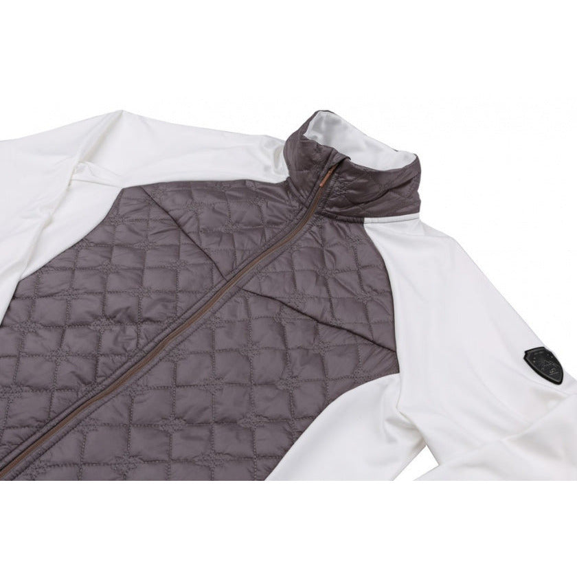 Hannah Outdoorvest Elsa dames polyester wit grijs maat 36