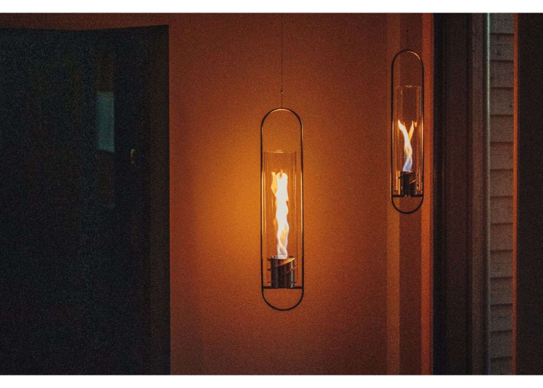 Höfats Spin 90 sfeerlantaarn hangend 120 cm RVS zilver