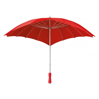 Impliva Paraplu hartvormig 110 cm polyester rood