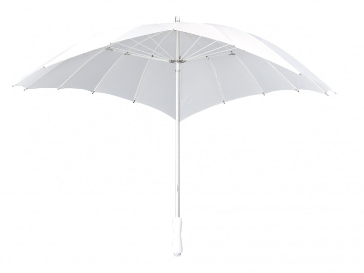 Impliva Paraplu hartvormig 110 cm polyester wit
