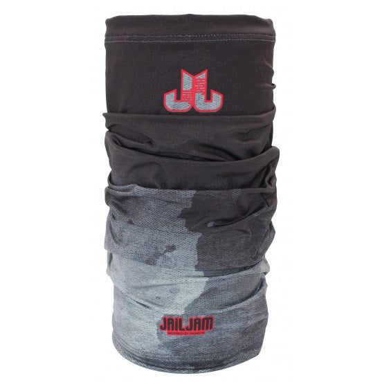 Jail jam Nekwarmer Tube donkergrijs maat one-size