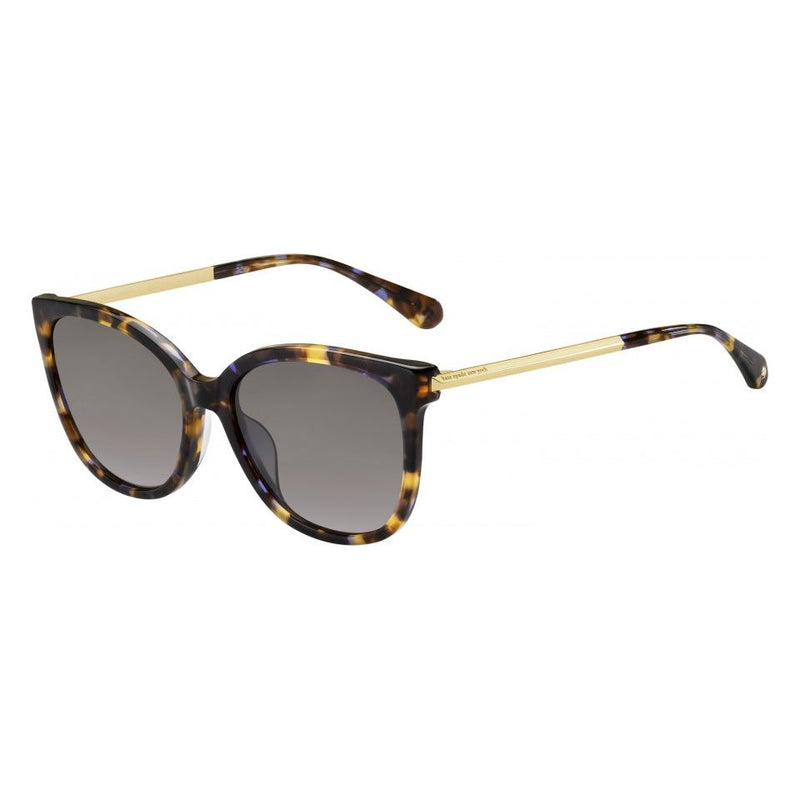 Kate spade Zonnebril Britton dames gepolariseerd havana blauw goud
