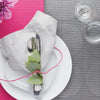 Kitchencraft Placemat 30 x 45 cm PVC polyester zilvergrijs