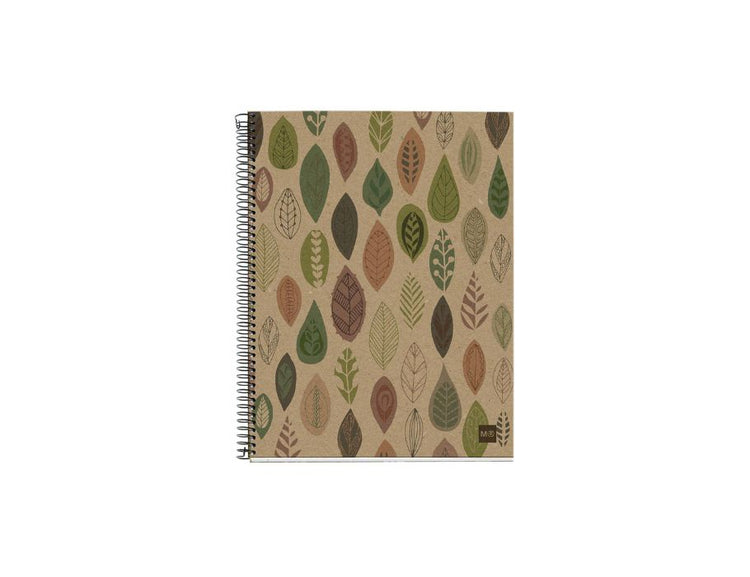 Miquelrius Notitieboek Leaves A5 Gelinieerd 120 blz