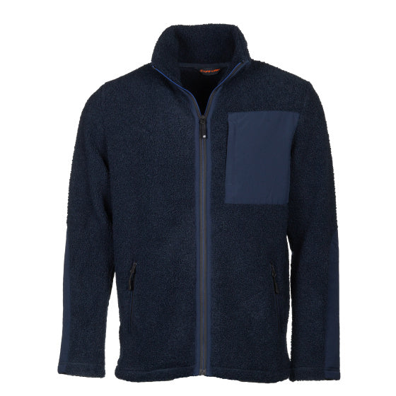 Life line Artic Sherpa Fleece Jack heren blauw maat S