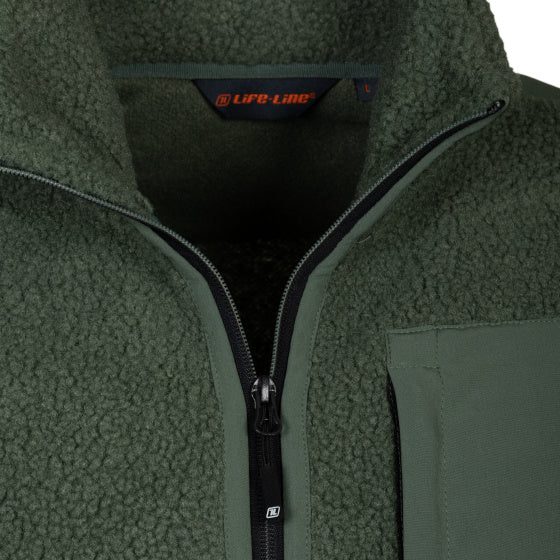 Life line Artic Sherpa Fleece Jack heren groen maat 3XL