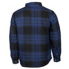Life line Jervis Padded Flannel Shirt heren blauw zwart maat XL