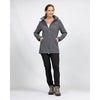 Life line Kya softshell parka dames donkergrijs maat XL