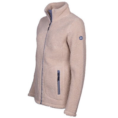 Life line Lorne Sherpa Fleecejas dames beige maat XXL