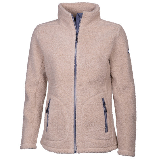 Life line Lorne Sherpa Fleecejas dames beige maat M