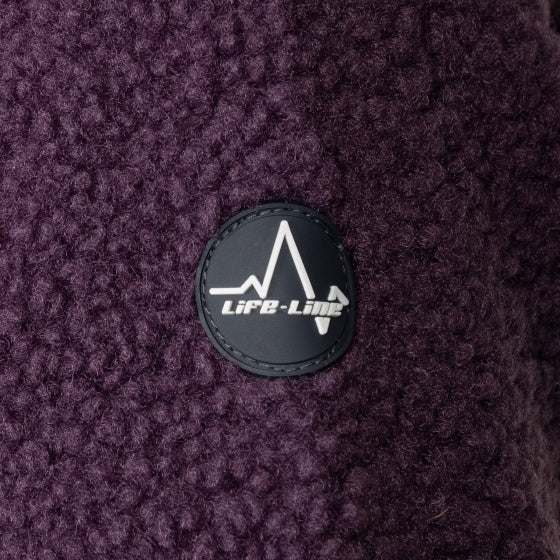 Life line Lorne Sherpa Fleecejas dames paars maat M