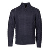 Life line Marcel sweater knit half zip heren donkerblauw maat L