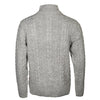 Life line Marcel sweater knit half zip heren lichtgrijs maat L