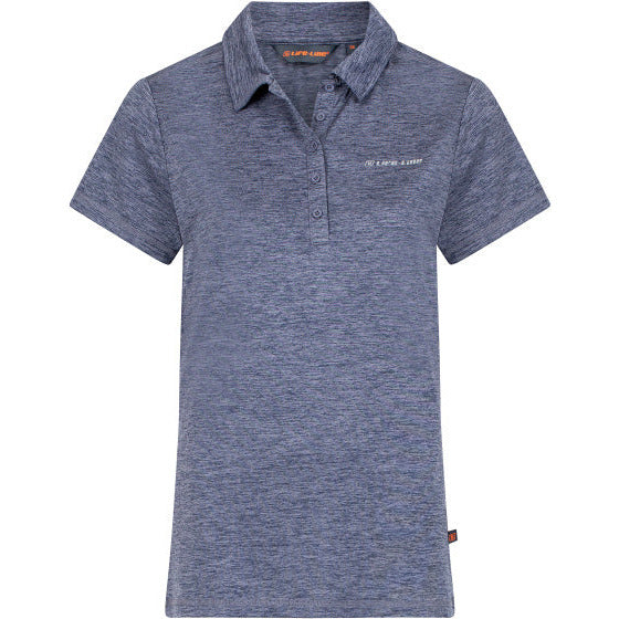 Life line Pamela polo dames blauw maat 40