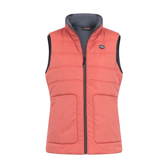 Life line Tully Fake Down bodywarmer dames rood maat XXL