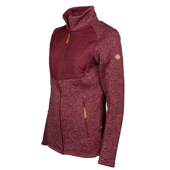 Life line Willemijn fleecevest dames bordeaux maat XL