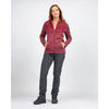 Life line Willemijn fleecevest dames bordeaux maat 3XL