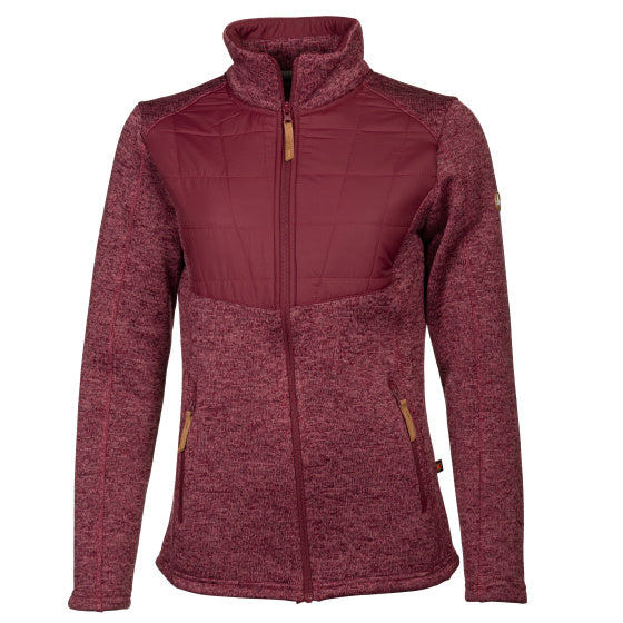 Life line Willemijn fleecevest dames bordeaux maat XL