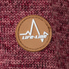 Life line Willemijn fleecevest dames bordeaux maat XXL
