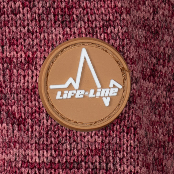 Life line Willemijn fleecevest dames bordeaux maat 4XL