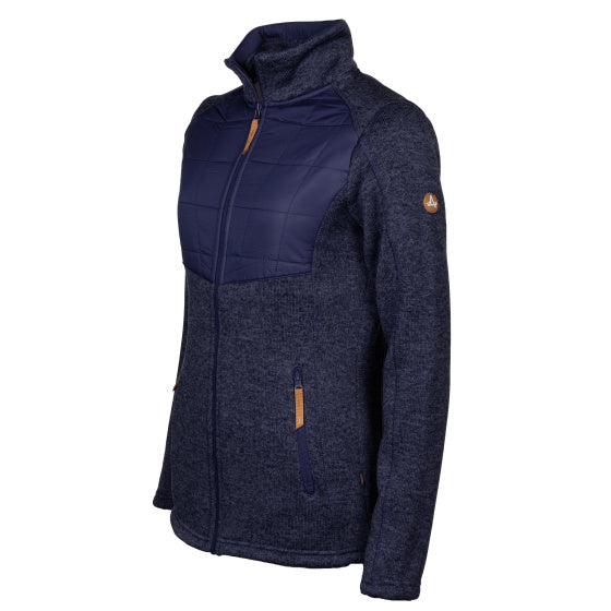 Life line Willemijn fleecevest dames donkerblauw maat 4XL