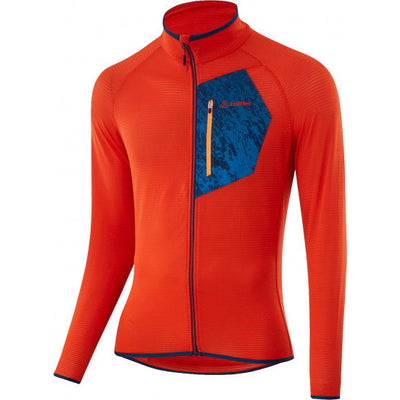 Löffler Outdoorvest heren polyester oranje blauw maat 46