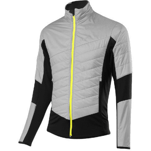 Löffler Hybride jack PL60 heren polyester zilvergrijs zwart mt 46