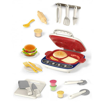 Luna Teppanyaki speelset junior 20-delig wit rood