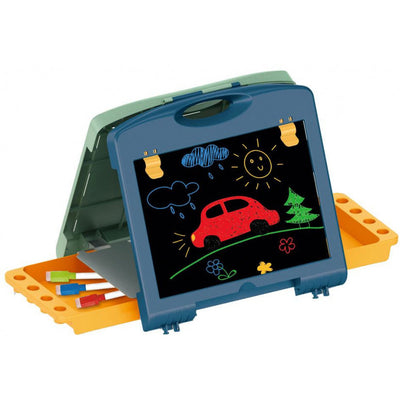 Luna Tekenbord junior 40-delig blauw groen