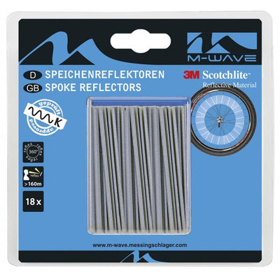 M-Wave Scotchlite Spaakreflectors 18 Stuks