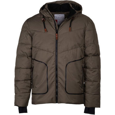 Maupiti Marck II padded winterjas heren grijsbruin maat M