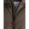 Maupiti Marck II padded winterjas heren grijsbruin maat M