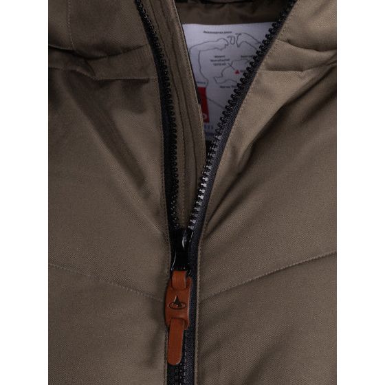 Maupiti Marck II padded winterjas heren grijsbruin maat XL