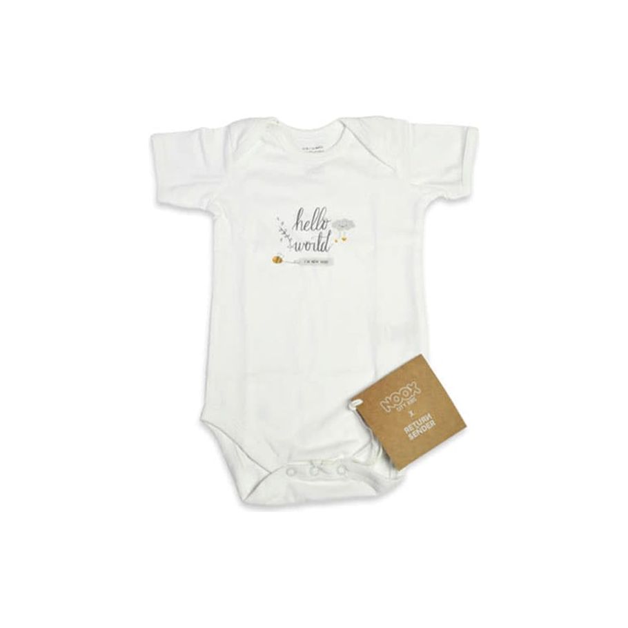 NOOX City Kids Romper Hello World 100% Fair
