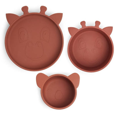 Nuuroo Benni silicone dinner set 3-pack